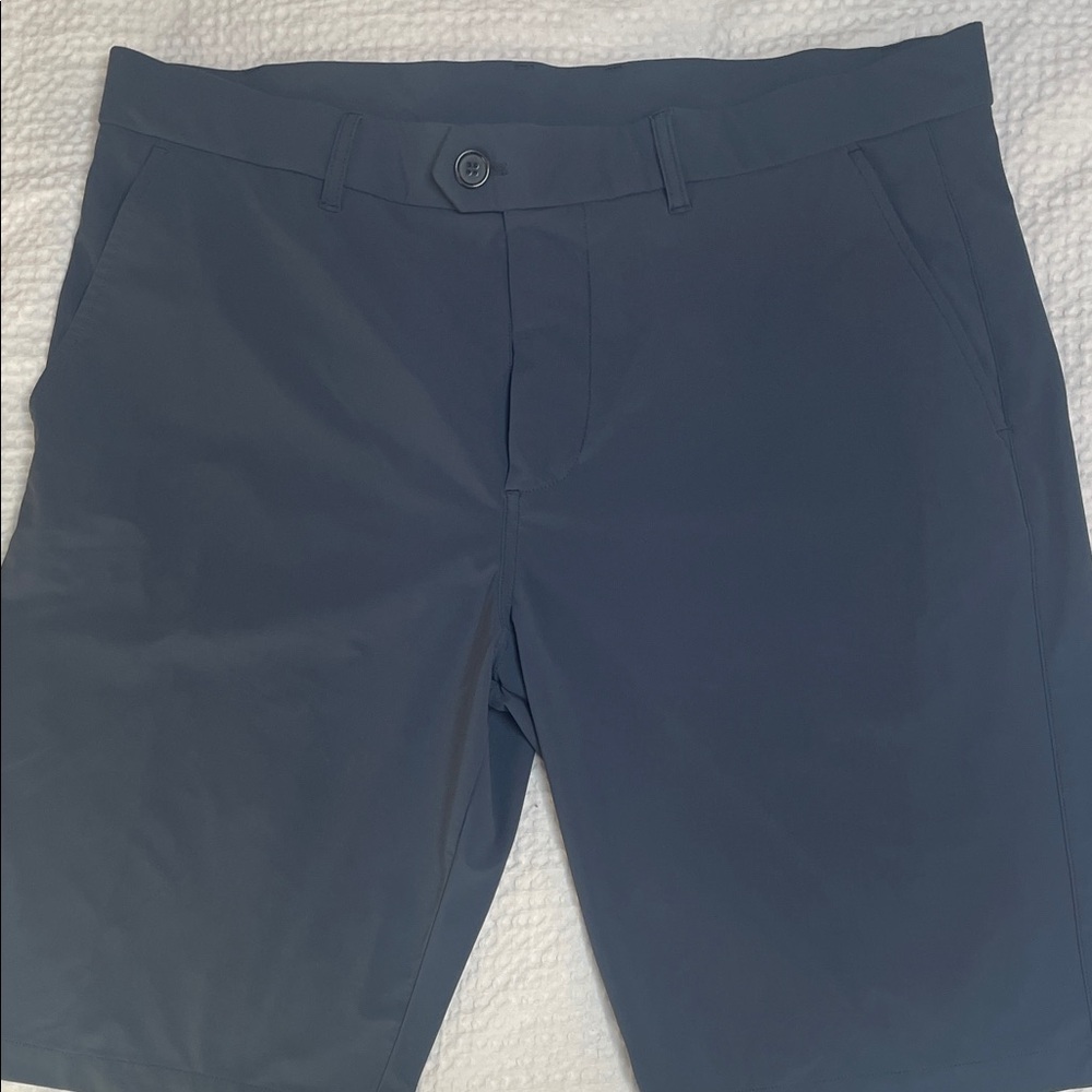 Greyson Men's Blue Flat Front Shorts Size 36 EUC